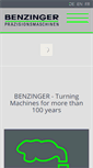Mobile Screenshot of benzinger.de