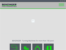 Tablet Screenshot of benzinger.de